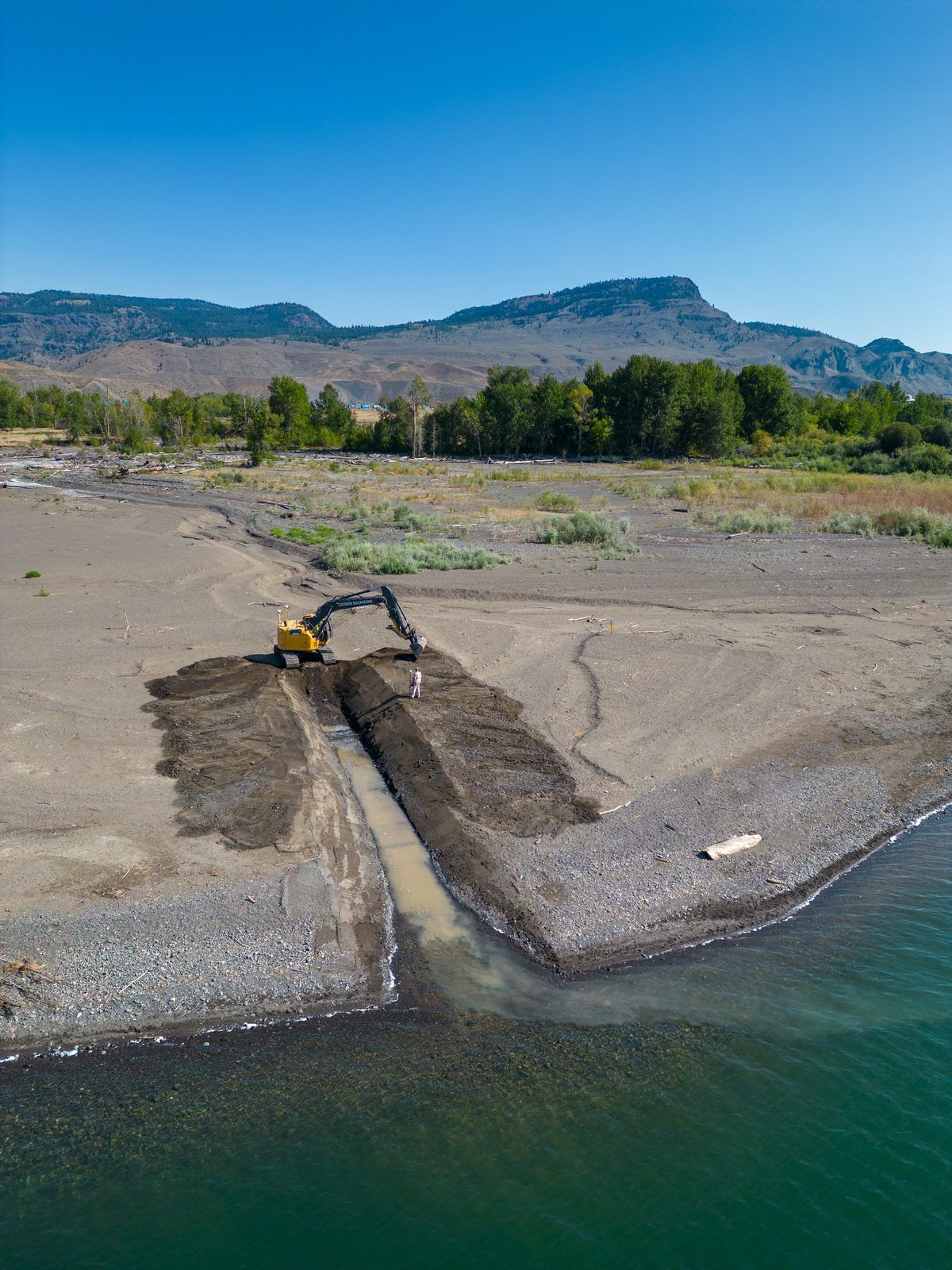 Tranquille River drought, 2023